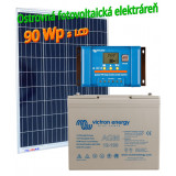 Ostrovná elektráreň 90Wp/12V Victron Energy - komplet