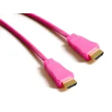 HDMI - HDMI prepojovací kábel - BRIDGE ružový 1,5m